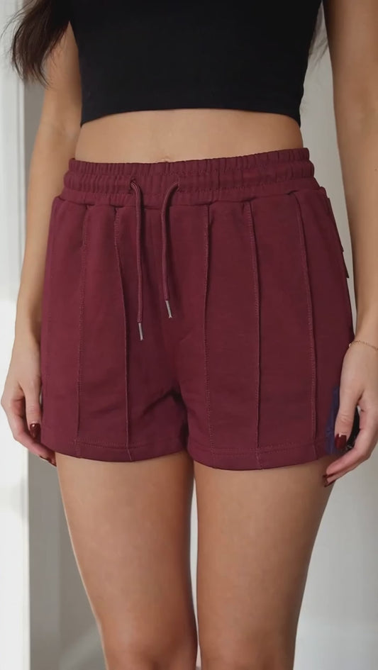 Maroon shorts