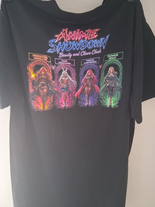 Anime showdown t-shirts
